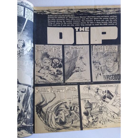 MAD Magazine #198 The Deep Movie Satire Alice TV Show Comic Book April 1978 - Picture 3 of 5